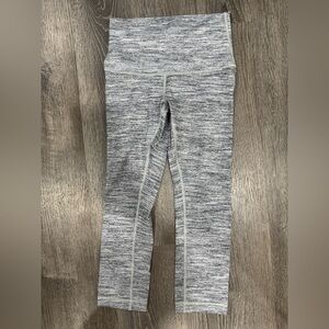 Lululemon Athletica Gray Leggings with Performance Fabric